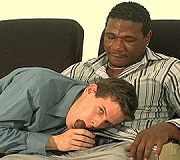 Ebony fucking hard Gay black porn dvd Black house logo