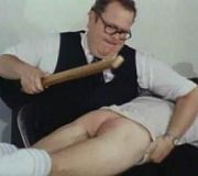 Muscled torture Big mens polo Evil young model